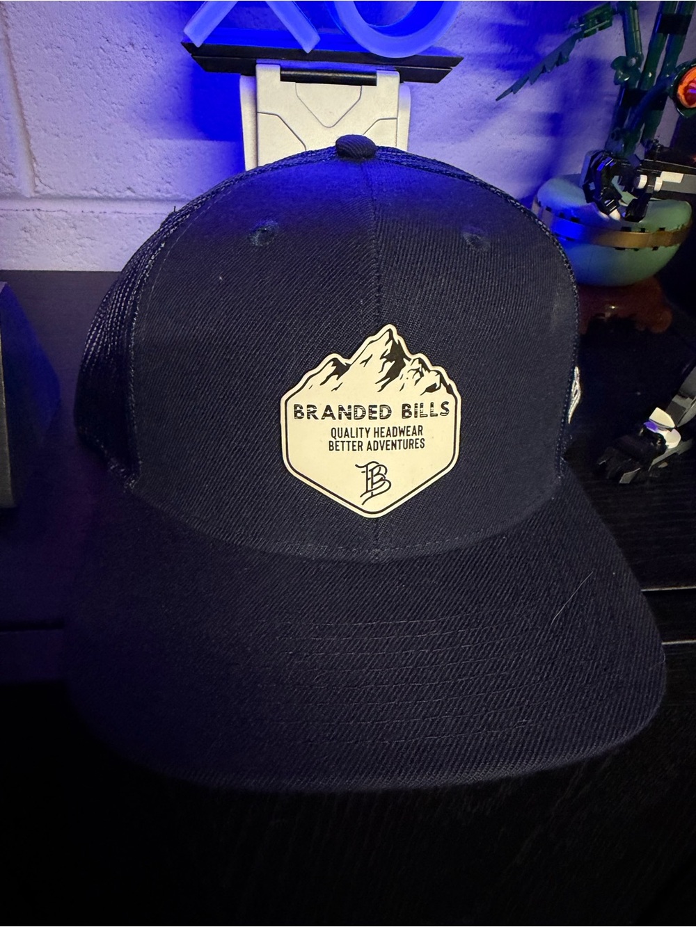 Branded Bills Mountain Trucker Hat